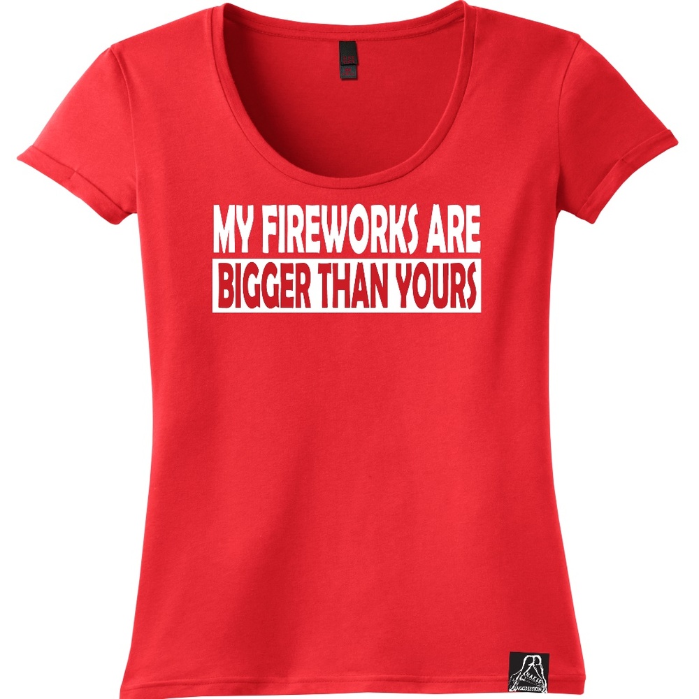 4TH of JULY LADY T-SHIRT TEE FUNNY HOLIDAY WEAR